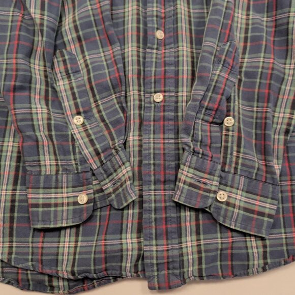 Ralph Lauren Sz M Blake Shirt Men's Plaid Gingham Button Down Long Sleeve Earthy - Picture 5 of 10
